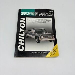 Chilton General Motors Full Size Trucks 1980-87 Repair Manual 28622